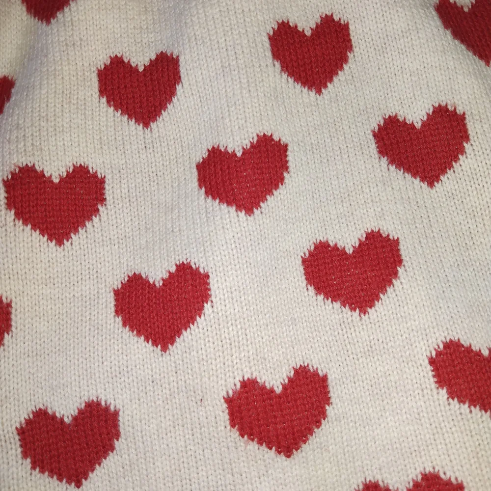 Cat & Jack Red and Cream Heart Diaper Cover
